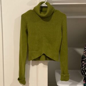Sincerely Jules Olive Green Turtleneck Sweater